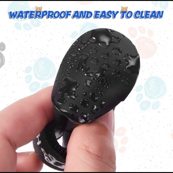 NWT 8pc Pink & Black Rainboots - Picture 4 of 7